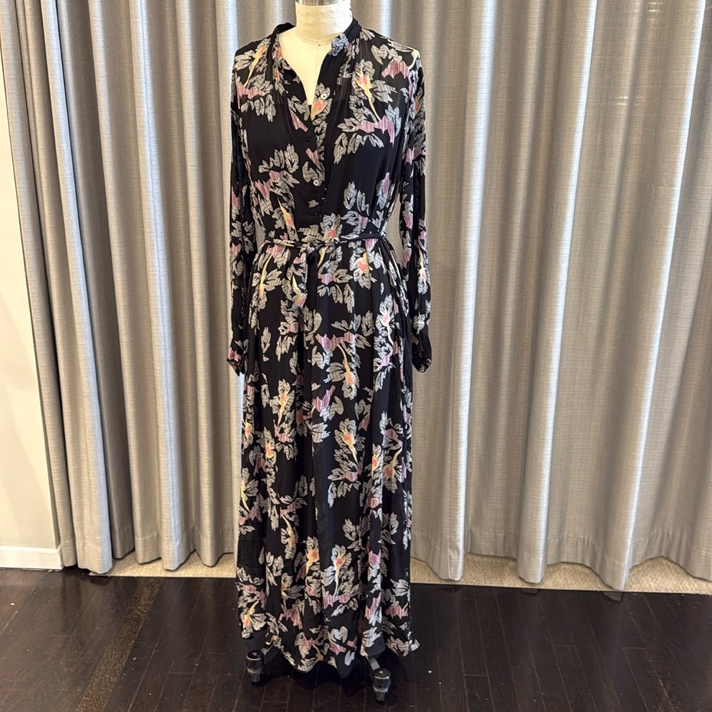 Isabel Marant Etoile Chiffon Maxi Dress Sz 38